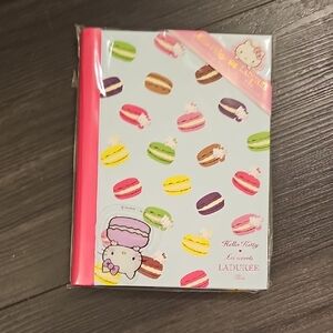 Hello Kitty Macaron Notebook - Pink and Multicolor